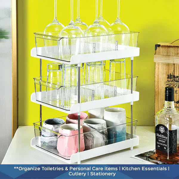 MultiPurpose Stuff Organiser Rack | ⭐️⭐️⭐️⭐️ 4.9/5 RATED | 20,000 + HAPPY CUSTOMERS