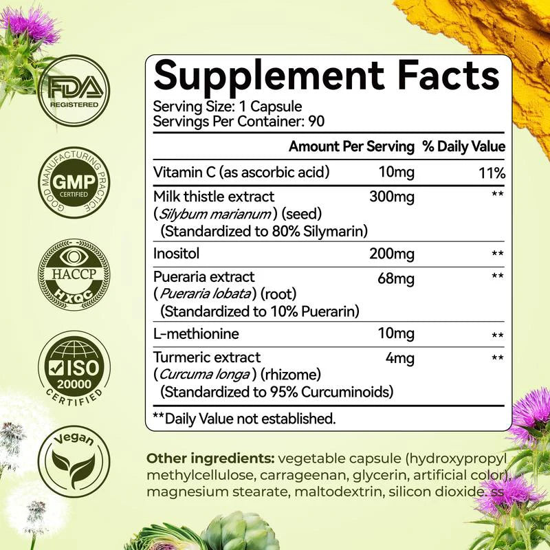 LiverPure™ Milk Thistle Liver Detox & Colon Cleanse