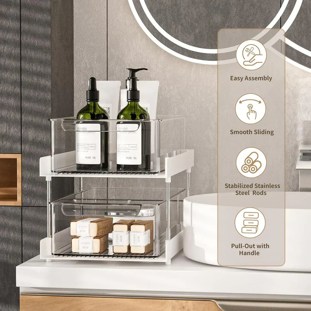 MultiPurpose Stuff Organiser Rack | ⭐️⭐️⭐️⭐️ 4.9/5 RATED | 20,000 + HAPPY CUSTOMERS